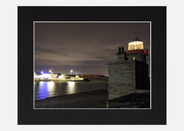 Howth Lighthouse at night - Image 6