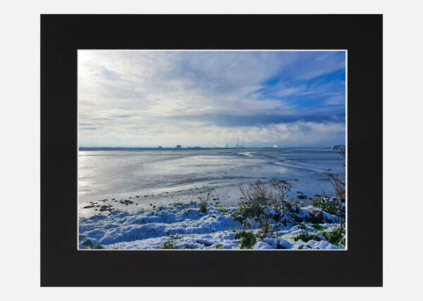 Poolbeg Chimneys in the Snow - Image 6