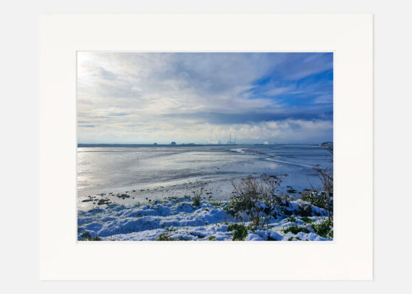 Poolbeg Chimneys in the Snow - Image 7