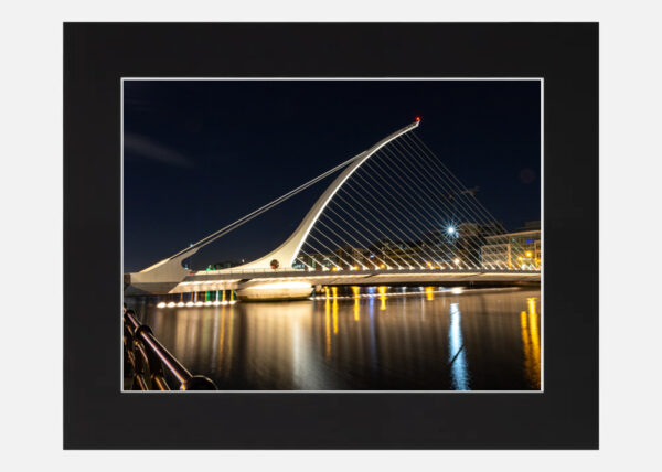 Samuel Beckett Bridge at night - Image 6