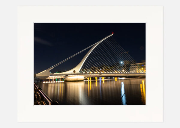Samuel Beckett Bridge at night - Image 7
