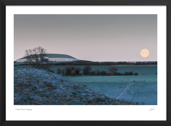 Moonset beside Newgrange Moonset beside Newgrange - Image 5